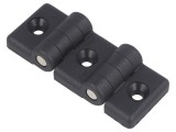 Balama tehnopolimer neagră 89mm pentru profile