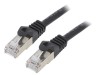Patch Cord Ethernet Negru 3m RJ45 Cat6, Gembird