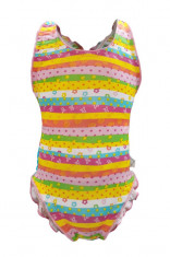 Costum de baie Fashy Little Stars fete, multicolor, marimea 74-80 cm, 6-12 luni foto