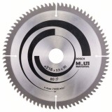 Bosch Panza fierastrau circular Multi Material, 216x30x2.5mm, 80T