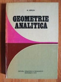 Geometrie analitica- R. Miron