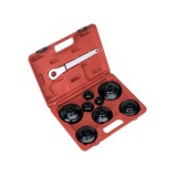 Set chei pentru capac filtru ulei cu adaptor si curea, 9 piese