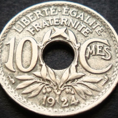 Moneda istorica 10 CENTIMES - FRANTA, anul 1924 * cod 2500