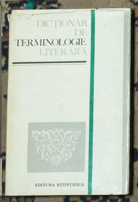 Emil Boldan - Dictionar de terminologie literara foto