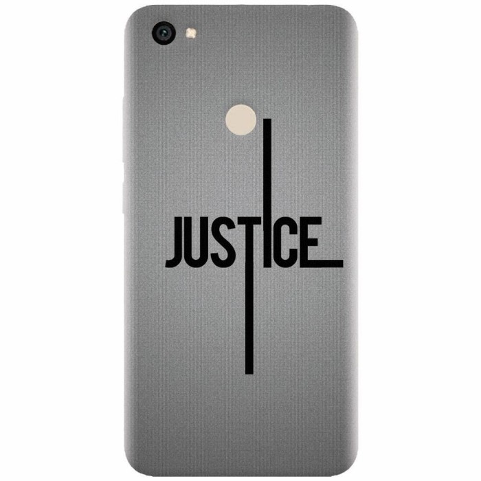 Husa silicon pentru Xiaomi Redmi Note 5A, Amir Justice Minimalistic Nubheebuccus Text
