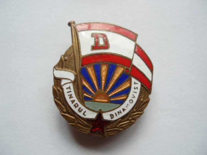 ROMANIA - INSIGNA TANARUL DINAMOVIST, 1965, RSR , IM1.171