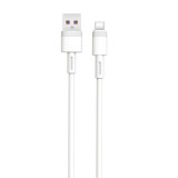 Cablu Date si Incarcare USB la USB Type-C XO Design NB-Q166, 1 m, 5A, Alb