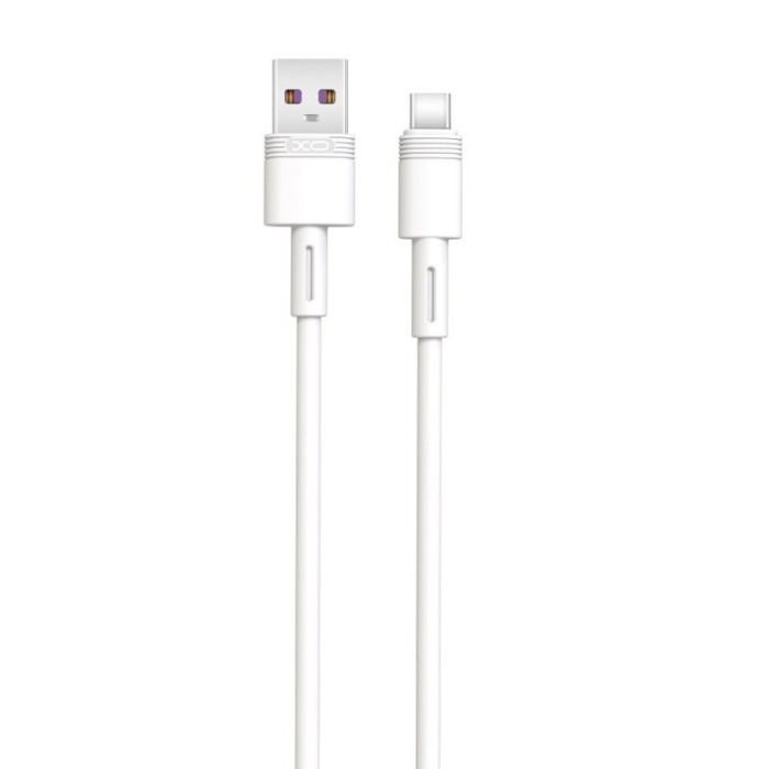 Cablu Date si Incarcare USB la USB Type-C XO Design NB-Q166, 1 m, 5A, Alb