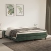 VidaXL Cadru de pat fără saltea, verde &icirc;nchis, 160x200 cm, catifea 3120781
