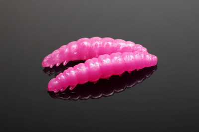 Libra Lures Larvă Pink Pearl 30mm/Cheese foto