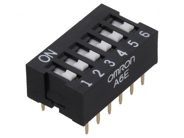 Comutator DIP-SWITCH 6 Secțiuni ON-OFF 24V