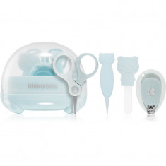 Kikkaboo Baby Manicure Set Bear Set de manichiură pentru nou-nascuti si copii Blue 1 buc