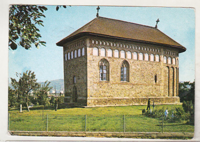bnk cp Borzesti - Biserica lui Stefan cel Mare - circulata - marca fixa foto