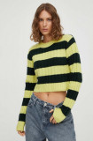 Cumpara ieftin Won Hundred pulover de lana femei, culoarea verde