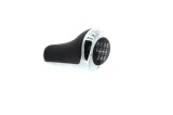Nuca Schimbator BMW E46 Seria 3 (1998-2006) 6 Viteze Negru/Crom Piele Ecologica ALM