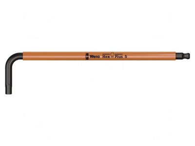 Cheie Imbus Hex-Plus Sferic 5mm 154mm Oțel foto