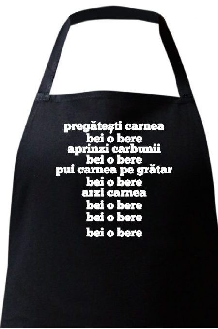 Sort personalizat Bucatar, Bei O bere