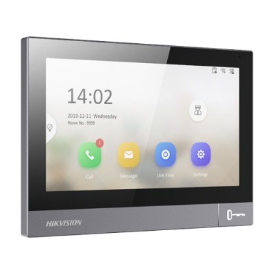 Monitor videointerfon TCP/IP, IPS LCD 7 inch touch screen, WiFi, PoE, Alarma IN - HIKVISION DS-KH8381-WTE1 SafetyGuard Surveillance foto