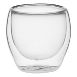 Pahar Sticlă, Model Perete Dublu, Culoare Transparent, Capacitate 80ml, Oem