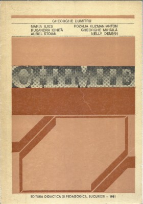 AS - GHEORGHE DUMITRU - CHIMIE PENTRU INGINERII MECANICI foto