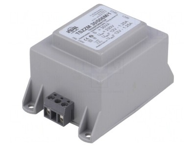 Transformator &amp;icirc;ncapsulat 30VA 230V 12V 1,25A foto
