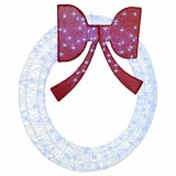 vidaXL Coroană cu lumini cu bandă LED Alb rece 120 cm Acril 42019130