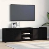 vidaXL Cabinet TV Negru 182 x 34 x 50 cm Lemn compozit