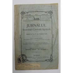 JURNALUL SOCIETATII CENTRALE AGRICOLE , ANUL XIII , NR. 12 , 15 IUNIE , 1906
