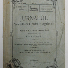JURNALUL SOCIETATII CENTRALE AGRICOLE , ANUL XIII , NR. 12 , 15 IUNIE , 1906