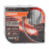Set 2 Buc Bec Xenon Osram D1S 35W PK32d-2 Night Breaker Laser next Generation +200% 66140XNN-HCB, OSRAM&reg;