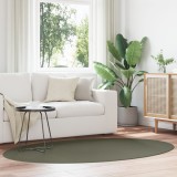 Covor vidaXL &quot;&quot;HUARTE&quot;&quot; Verde pădure 140x200 cm Oval