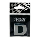 Autocolant 3D crom Type-3 (28mm) litera - D Garage AutoRide