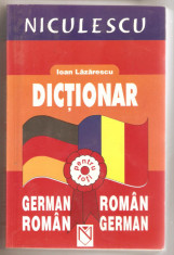 Ioan Lazarescu-Dictionar german-roman,roman-german foto