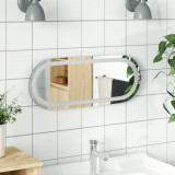 Oglinda de baie cu LED, 50x20 cm, ovala GartenMobel Dekor, vidaXL