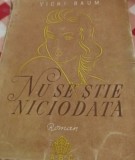 NU SE STIE NICIODATA VICKI BAUM 1943