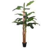 VidaXL Bananier artificial 19 frunze 180 cm verde