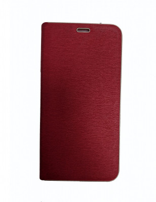 Husa Samsung J8 2018 j810 A6+ A605 Flip Book Red foto