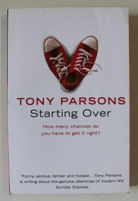 STARTING OVER by TONY PARSONS , 2009 foto