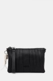 Desigual poseta KAPELA DORTMUND FLAP culoarea negru, 25SAXP92