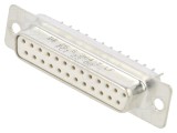 Conector D-Sub 25 Pini Tata Amphenol Montare Pe Panou Aurit 5A