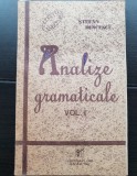 Analize gramaticale, vol. I - Ștefan Dincescu