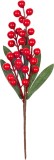 Crenguta decorativa Skimmia MagicHome pentru aranjamente de Craciun, 30 cm