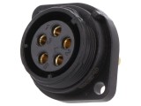 Soclu SP21 Mamă 5 Pin IP68 30A 500V 4mm2 -25&divide;85&deg;C