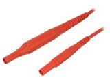 Cablu de măsurare 8A mufă banană 4 mm roșie