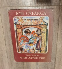 Carte foarte rară pentru copii veche Punguța cu doi bani &icirc;n engleză de Ion Creangă The Purse With Coppers Two