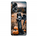 Husa compatibila cu Oppo A58 4G Silicon Gel Tpu Model Halloween Dovleacul Ingerului
