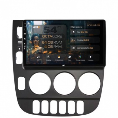 Navigatie Mercedes Benz ML W163 (1998-2005) 4GB RAM Android 13 Octacore Slot Sim 4G DSP GPS Wi-FI Carplay Android Auto USB Bluetooth Waze Touchscreen foto