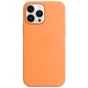 Husa iPhone 13 Pro Max 6.7 Silicon Liquid Peach