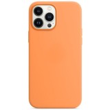 Cumpara ieftin Husa iPhone 13 Pro Max 6.7 Silicon Liquid Peach