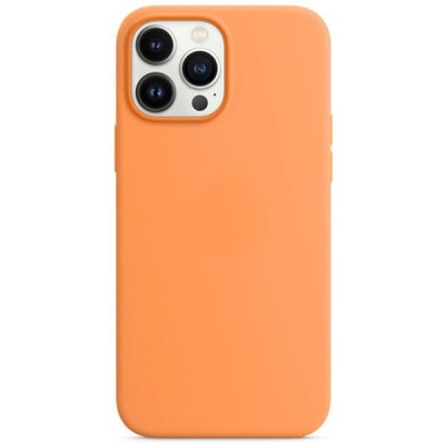 Husa iPhone 13 Pro Max 6.7 Silicon Liquid Peach foto